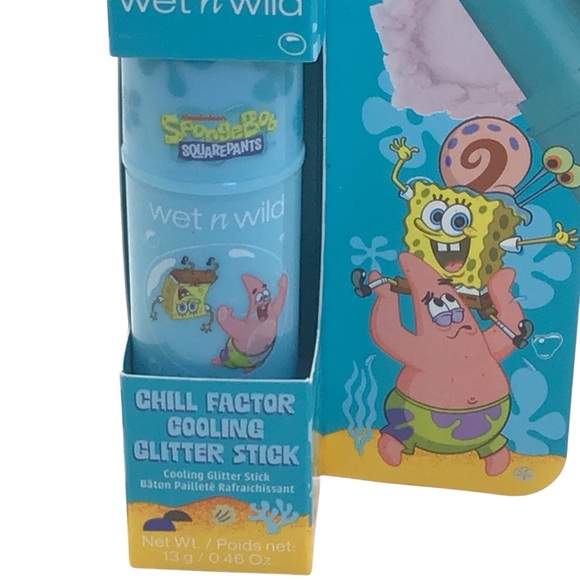 Wet N Wild SpongeBob Limited Edition Cooling Lip Oil Gloss & Glitter Stick Set - Picture 7 of 13
